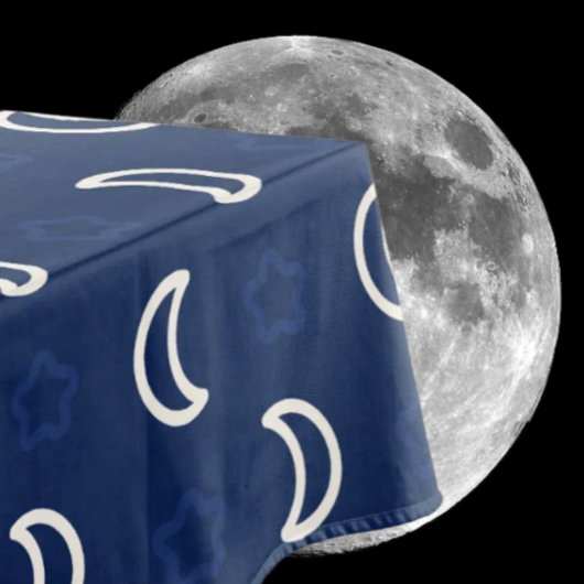 Hemelse sterren & maan tafelkleed – marineblauw