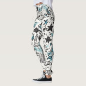 Hemelse sterren print leggings (Links)