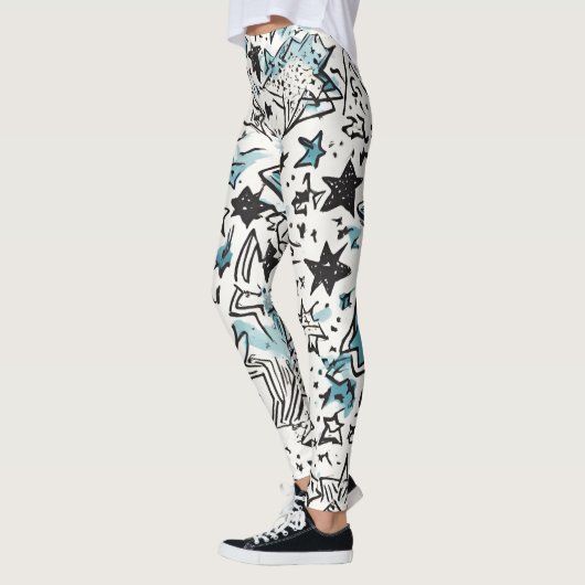 Hemelse sterren print leggings (Links)