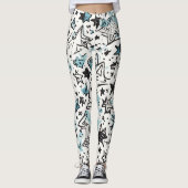 Hemelse sterren print leggings (Voorkant)