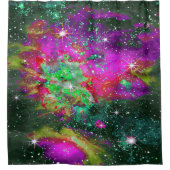 Hemelse Sterren Veld Douchegordijn (Voorkant)