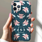 Hemelse Sterren Vliegende Varkens met Monogram Case-Mate iPhone Case