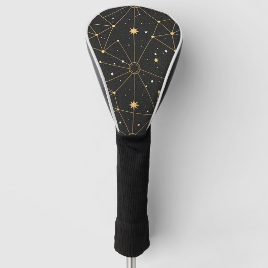 Hemelse Sterrenbeeld Patroon (3) Golfheadcover (Voorkant)