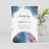 Hemelse Sterrenbeelden en Sterren Verjaardag Kaart (Staand voorkant)