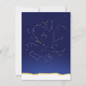 Hemelse sterrenbeelden sterrenbeeld Constellatie Kaart (Achterkant)