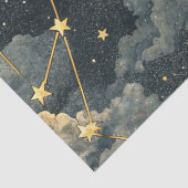 Hemelse Sterrenbeeldpatroon (1) Tissuepapier (Detail)