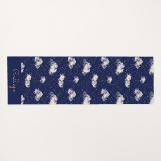 Hemelse Sterrenhemel Constellatie Yogamat (Achterkant (horizontaal))