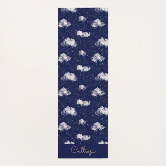 Hemelse Sterrenhemel Constellatie Yogamat (Achterkant)