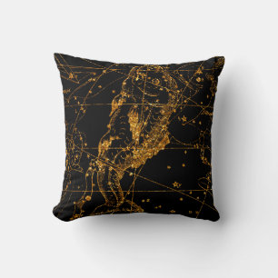 Hemelse Sterrenkaart Astrologisch Goud Vissen Kussen