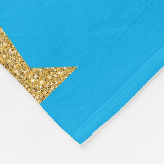 Hemelse Sterrennacht Fleece Deken (Hoek)