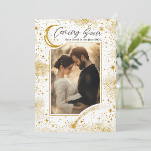 Hemelse Sterrennacht komt binnenkort Fotozwangersc Aankondiging