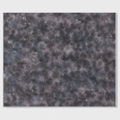 Hemelse Sterrennacht Verjaardag Magische Waterverf Cadeaupapier (Vlak)