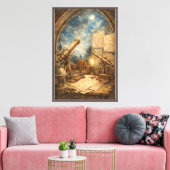 Hemelse Sterrenwacht Studie Canvas Afdruk (Insitu (Woonkamer))