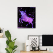 Hemelse Stier – Astrologie Kunst Poster (Thuiskantoor)