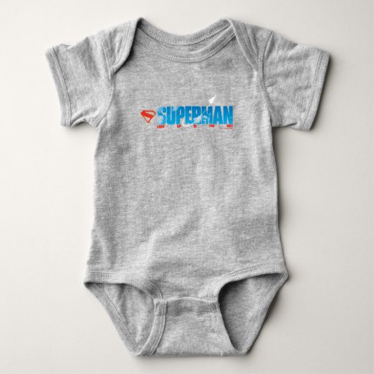 Hemelse Superman Silhouet Romper (Voorkant)