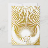  hemelse Surya Chandra Feestdagenkaart (Achterkant)