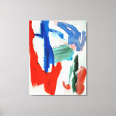 Hemelse Symfonie: Abstracte Hemel Canvasprint Canvas Afdruk (Voorkant)