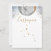 Hemelse Tafel Nummer, Cassiopeia Sterrenbeeld (Voorkant)