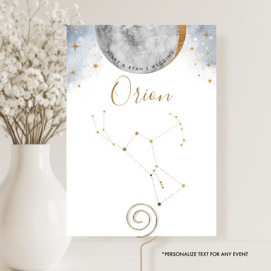 Hemelse Tafel Nummer, Sterrenbeeld Orion