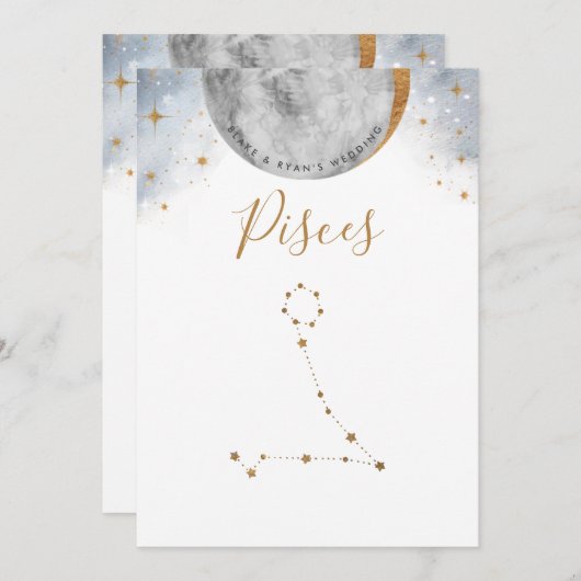 Hemelse Tafelnummer, Vissen Constellatie (Voorkant / Achterkant)