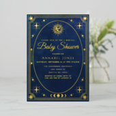 Hemelse Tarotkaart Baby Shower Uitnodiging (Staand Voorkant)