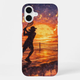 Hemelse tennis iPhone 16 hoezen Plus Hoesje