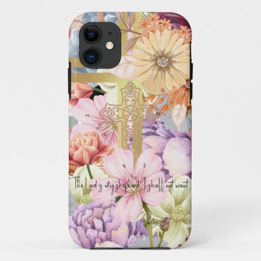 Hemelse tint Bijbeltekst iPhone / iPad hoesje (Achterkant)