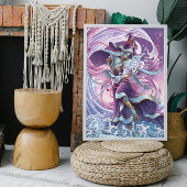 Hemelse tovenaar met de hand getekend poster