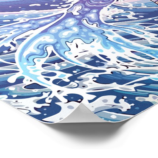 Hemelse tovenaar met de hand getekend poster (Hoek)