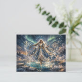 Hemelse Tovenares Fantasy Ansichtkaart Briefkaart (Staand voorkant)