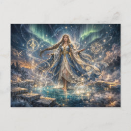 Hemelse Tovenares Fantasy Ansichtkaart Briefkaart