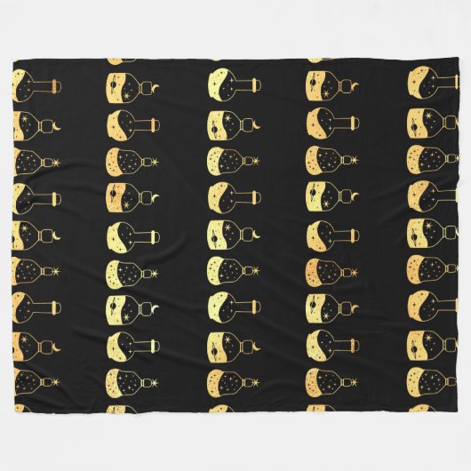 Hemelse toverdrank fleece deken (Voorkant (Horizontaal))