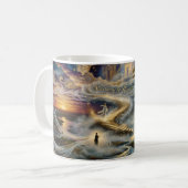 Hemelse Trap Himmels Woud Kunstmok Koffiemok (Voorkant links)