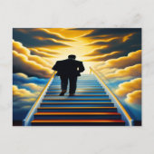 Hemelse Trappen Christelijk Kunst Briefkaart (Voorkant)
