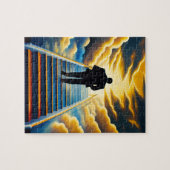 Hemelse Trappen Christelijke Kunst Puzzel Legpuzzel (Horizontaal)