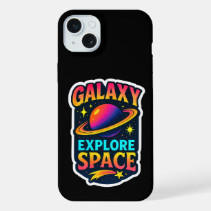 Hemelse trillingen in elektrische baan iPhone 15 plus case