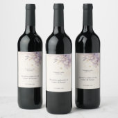 Hemelse Trouw Wijn Fles Etiket (Flessen)
