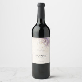 Hemelse Trouw Wijn Fles Etiket
