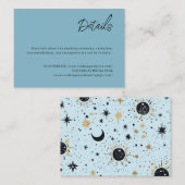 Hemelse Trouwdetails Bijlage Kaart (Voorkant / Achterkant)