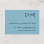 Hemelse Trouwdetails Bijlage Kaart (Voorkant)