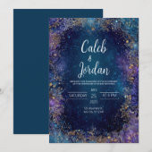 Hemelse Tuin Huwelijksuitnodiging Kaart (Voorkant / Achterkant)