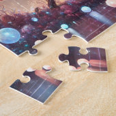 Hemelse Tuin Mysterieuze Nevelhemel Ruimte Legpuzzel (Zijkant)