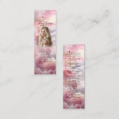 Hemelse Tuin van Rozen Memorial Bladwijzer LIA003 Mini Visitekaartje (Voorkant / Achterkant)