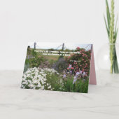 Hemelse Tuin van Vriendelijkheid Dankkaart Kaart (Voorkant)