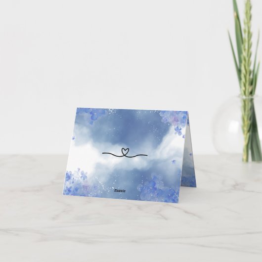 Hemelse Tuin Verjaardag Kaart (Achterkant)