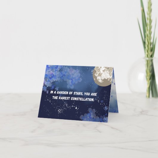 Hemelse Tuin Verjaardag Kaart (Voorkant)