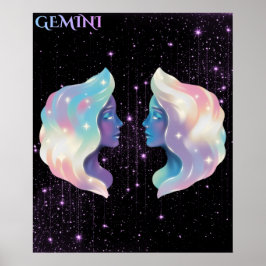 Hemelse Tweeling – Astrologie Kunst Poster