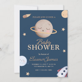Hemelse Twinkel Kleine Ster Maan Baby Shower Uitno Kaart
