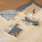 Hemelse Uil & Haas: Mystiek Patroon Legpuzzel (Zijkant)