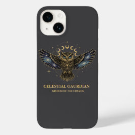 Hemelse Uil Kosmische Beschermer Case-Mate iPhone 14 Hoesje